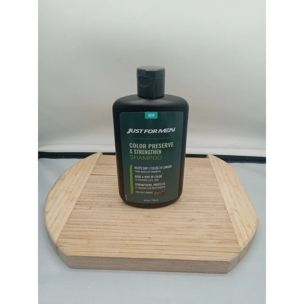 Just‎ For Men Color Preserve & Strengthen Shampoo - 8 oz, Light Shades